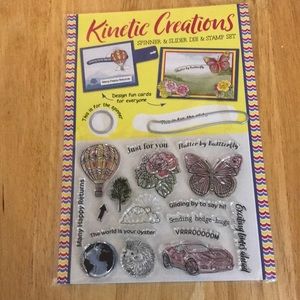 Kinetic Creations Spinner, Slider Die, and Stamp